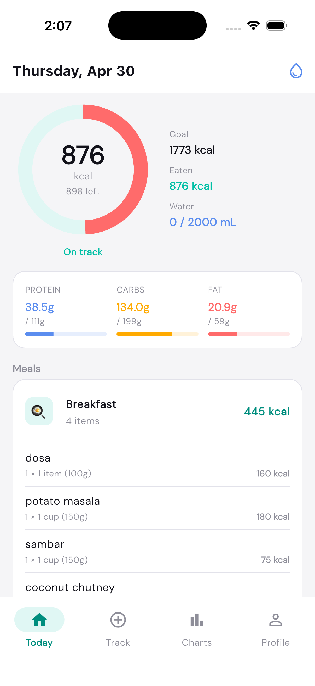 KiloJ daily dashboard